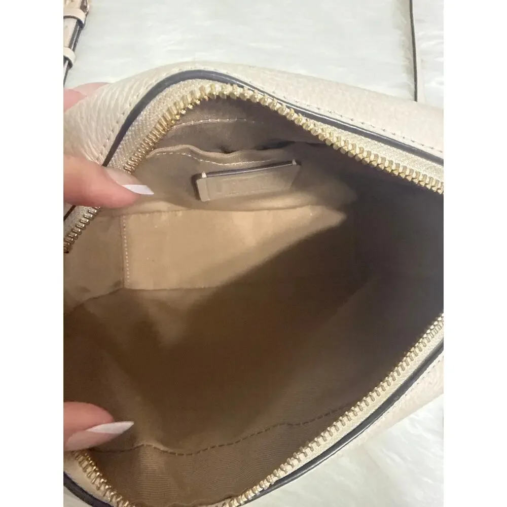 Coach Mini Jamie Camera Crossbody - Mini Skinny ID Case Chalk Classic Minimalist